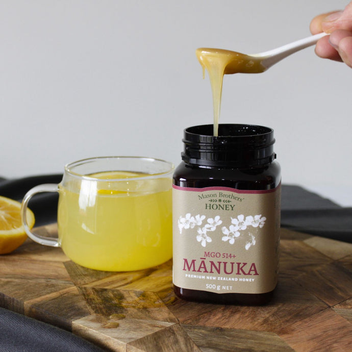 manuka honey and lemon